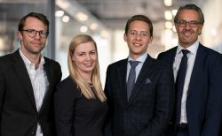 Salzburger Notariatskammer: Dr. Bruckenberger, Mag. Rohrmoser, Mag. Nicolai und Dr. Ranft.